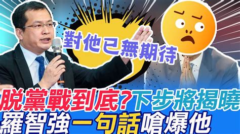 不滿桃園市長徵召 程序正義 不忍了 羅智強就問 「大局為重 誰的大局」已沒有期待 一句話 嗆爆朱立倫 中天新聞ctinews Youtube