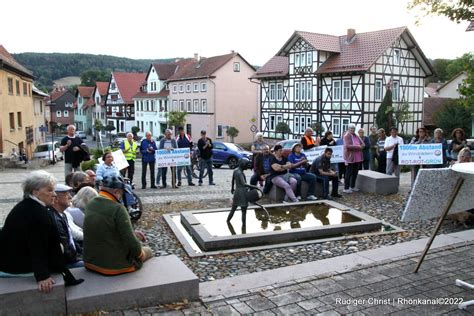 Demo gegen Windkraft im Wald Bürgerinitiative Stadtlengsfeld lädt ein