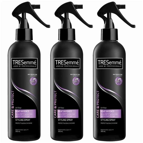 Tresemme Heat Defence Up To 230c Protection Hair Spray Pack Of 3 300ml