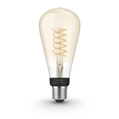 Philips Hue White E Classic Filament Vintage Leuchtmittel Dimmbar