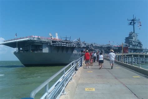 boarding  uss lexington corpus christi tx texas travel corpus