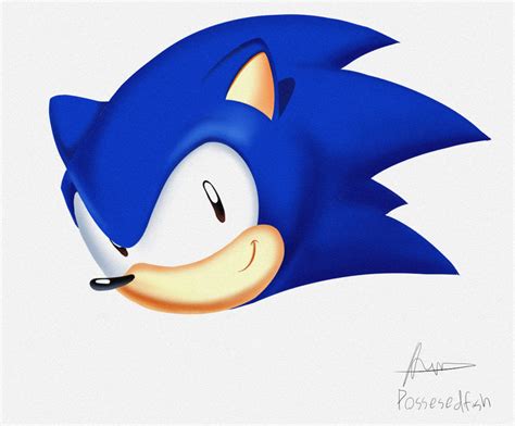 Japanese Render Sonic practice by Possesedfish on DeviantArt