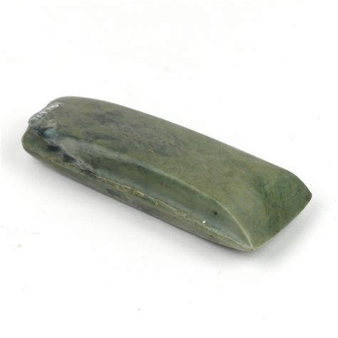 pre european quadrangular greenstone toki pounamu  zealand maori