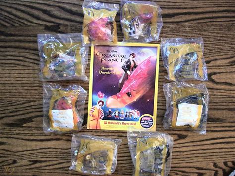 Mcdonald S Disney S Treasure Planet Complete Mip Action Figure Set