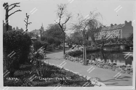 Postcard Of Clapton Pond Includes Lower Clapton Road Ponds Bridge