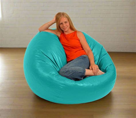 Vinyl Bean Bag Chair Comfybean Adult Size Lounger Classic Style Bean Products