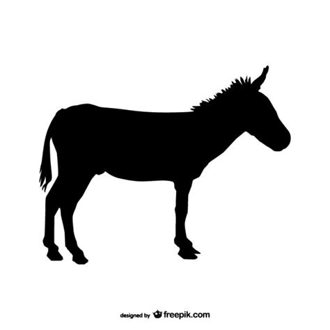 Donkey Head Silhouette at GetDrawings | Free download