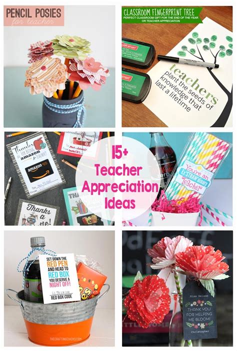 15+ Teacher Appreciation Ideas - The Crafting Chicks