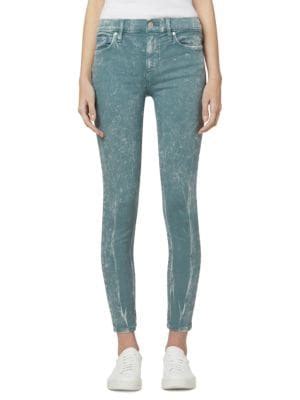 Hudson Jeans Nico Mid Rise Super Skinny Ankle Jeans On Sale Saks Off Th