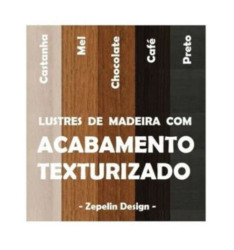 Luminária Lustre Pendente Madeira Área Gourmet Churrasco MDF