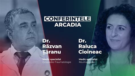 Conferințele Arcadia Reumatologie Ortopedie Dr Raluca Cioineac