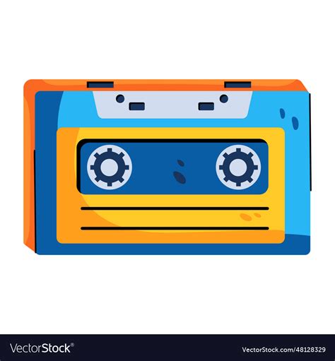 Cassette Tape Royalty Free Vector Image Vectorstock