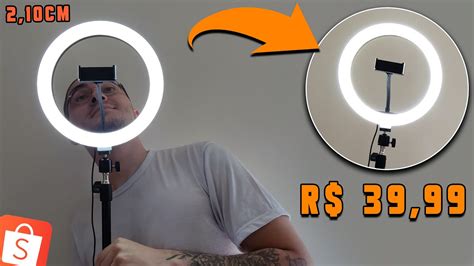 Comprei Uma Ring Light De Cm Trip De M Da Shopee Youtube