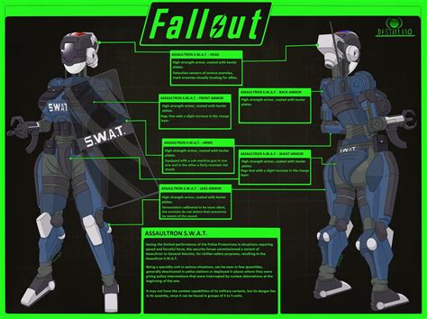 Assaultron Swat Concept By Destallano4 On Deviantart Fallout Fan