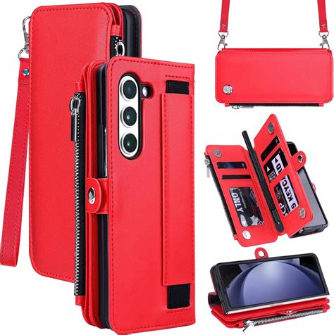 Samsung Galaxy Z Fold 5 Wallet Z Fold 5 Case S Pen Holder Full Body Co