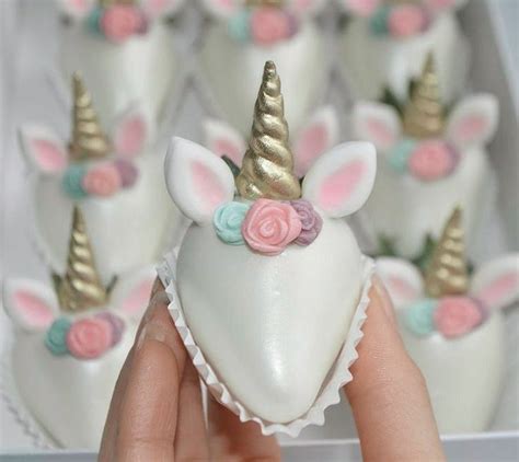 Unicorn Strawberry Decor Chocolate Covered Fruit Chocolate Covered Treats Chocolate Dipped