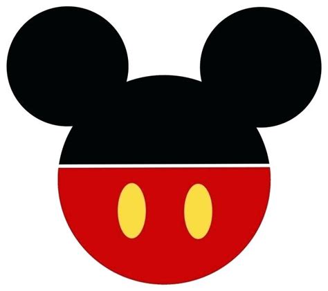 Mickey Mouse Face Drawing | Free download on ClipArtMag