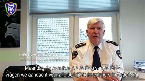 Dag Van De BHV Verkiezing BHV Er Van Het Jaar Henk Van Essen YouTube