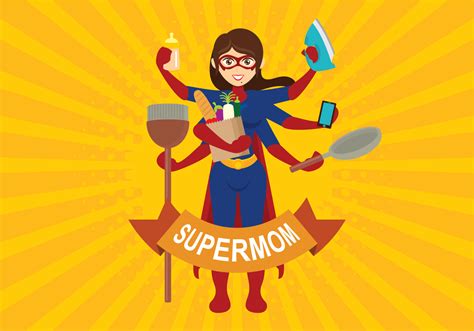 Supermom Clipart