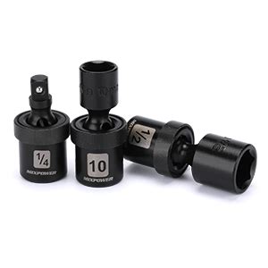 Mixpower Pcs Drive Master Impact Socket Set Universal Deep