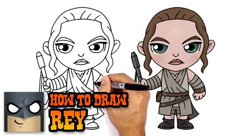 How to Draw Star Wars | Rey - YouTube