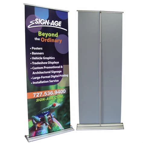 Aluminum Retractable Banner Stand For Advertisement At Rs Piece In