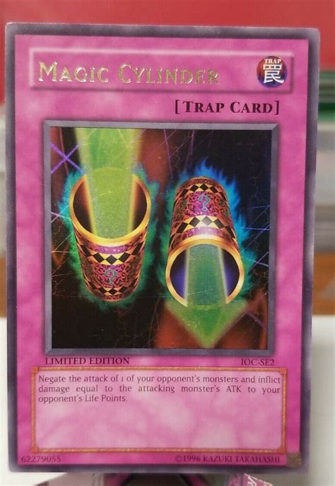 Yugioh Magic Cylinder Ioc Se Limited Edition Near Mint Nm Values Mavin