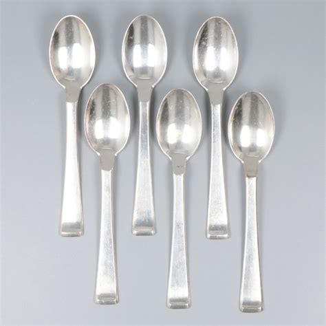 dessert spoons 6 800 silver Gürtler Germany 20th Catawiki