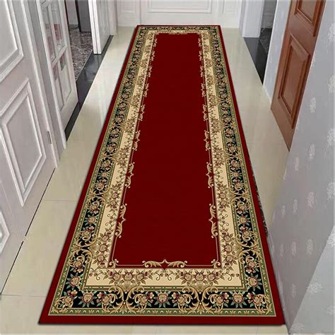 Amazon Red Classical Hallway Runner Rug Ft Ft Ft Ft Ft