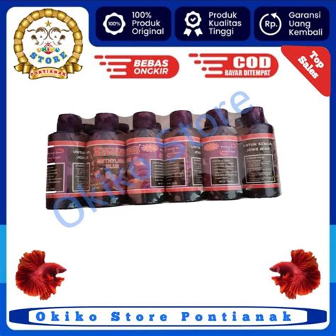 Jual Methylene Blue Metheline Blue Obat Biru Ikan Hias Ml Shopee