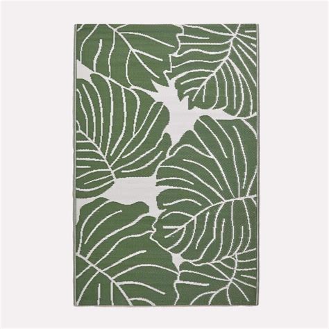 Paco Home Indoor And Outdoor Rug Flat Weave Jungle Carved Floral Palm