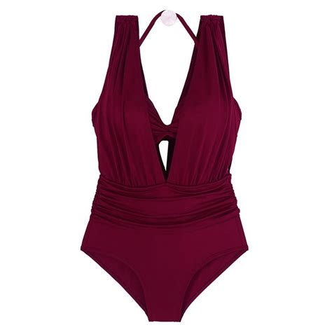 Generic One Piece Bikini Swimsuit Women S Two Piece Set Split Slim Look