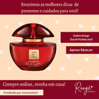 Kit Eudora Rouge Eau De Parfum 35ml Creme Corporal 100ml Shopee Brasil