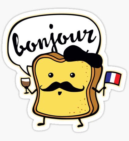 French Stickers | Redbubble