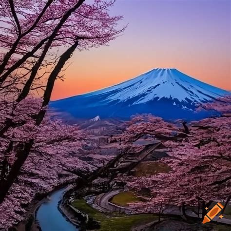 Mt Fuji Cherry Blossom