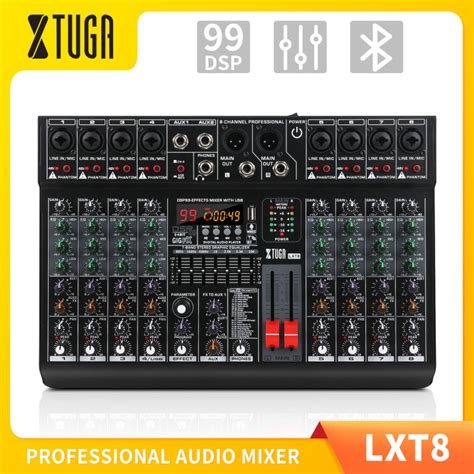 Xtuga Lxt Dj Mixer Channel Multipurpose Professional Audio Mixer