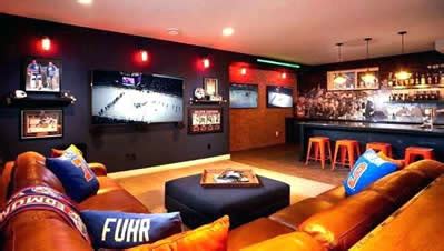 21 Sports Man Cave Ideas. How To Build, Furnish & Finish – Man Cave ...