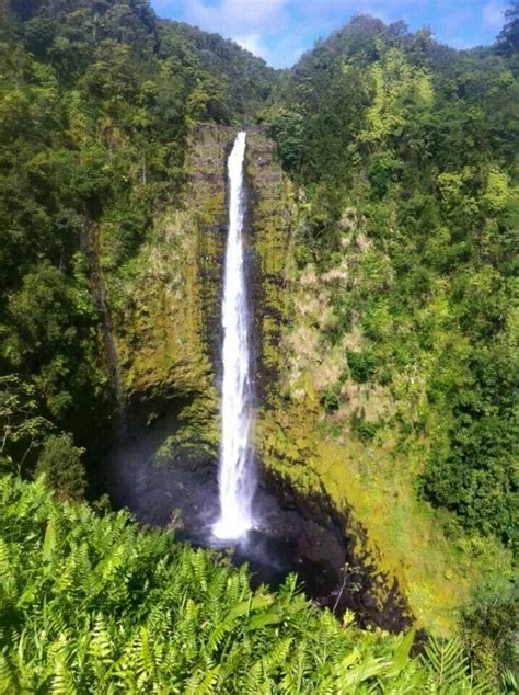 Akaka Falls Waterfall Scenery Scenic Waterfall Beautiful Waterfalls