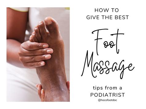 Good Foot Massage Techniques: Tips From a Podiatrist - Howard County Foot & Ankle