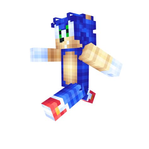 Sonic the Hedgehog Minecraft Skin