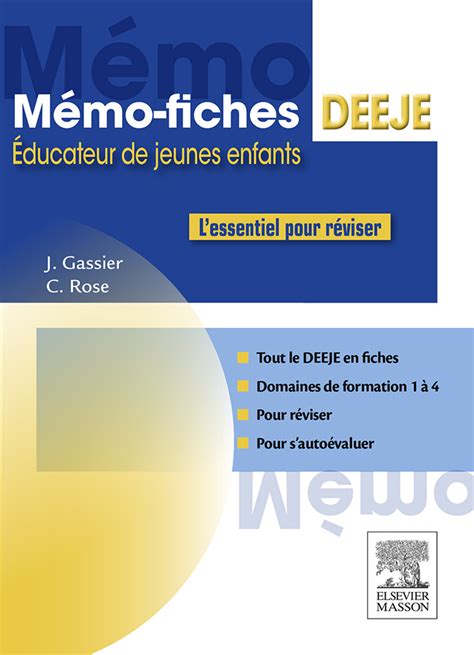 Mémo Fiches DEEJE Diplôme d État d éducateur de jeunes enfants E Book