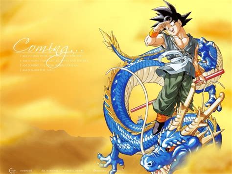 Son Goku From Dragon Ball Illustration With Text Overlay Dragon Ball Z