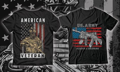 Veteran Army, US. Military Custom T-Shirt Design :: Behance