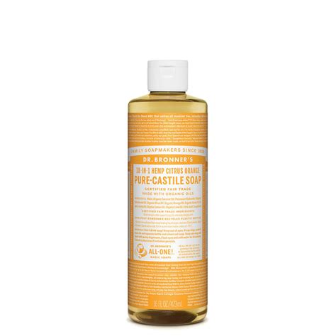 Dr Bronner S Pure Castile Soap Liquid Hemp In Citrus Ml