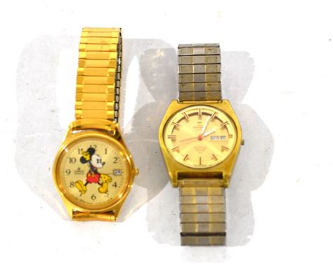 Two Vintage Wrist Watches Auction