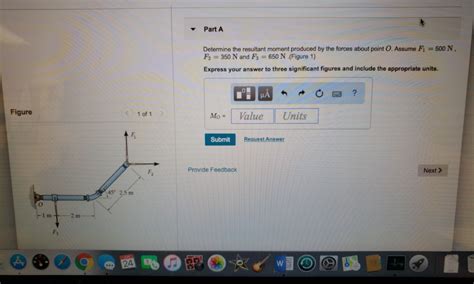 Solved Part A N Determine The Resultant Moment Chegg