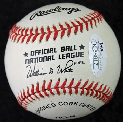 Lot Detail Stan Musial Signed Onl Baseball Jsa