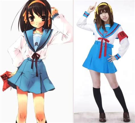 Suzumiya Haruhi No Yuuutsu anime cosplay Suzumiya Haruhi winter school ...