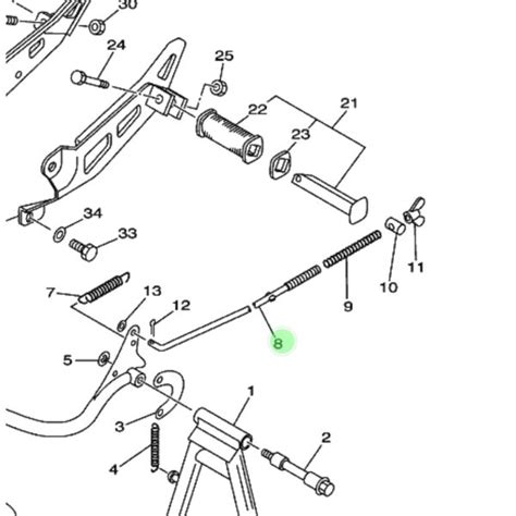 Jual Stik Gantar Kawat Tiang Rem Belakang Yamaha F Zr Fizr Alfa