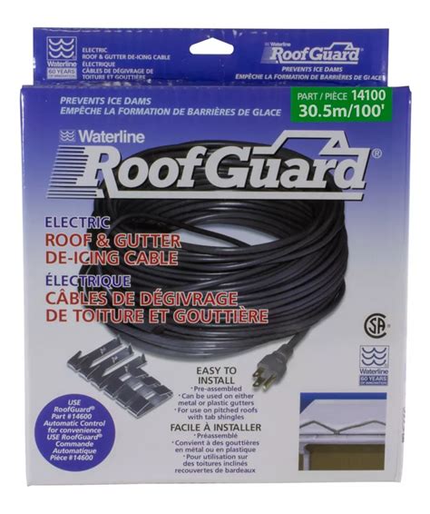 Waterline 100 Ft Roof And Gutter Deicing Cable The Home Depot Canada